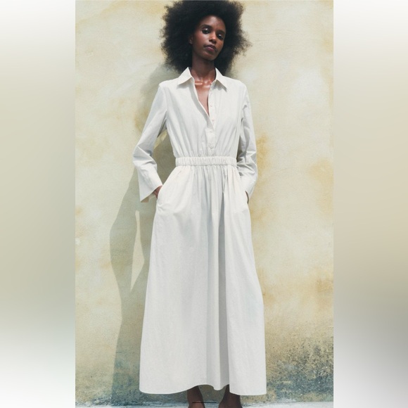 Zara Dresses & Skirts - ✨SALE✨ ZARA MIDI SHIRT DRESS ZW COLLECTION
✨SALE✨